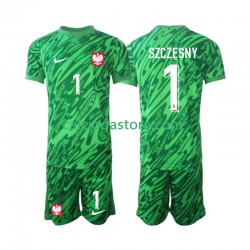 Maglia Portiere Polonia Szczesny 1 Gara Terza Completo Bambino 2-13 Anni 2024 MC