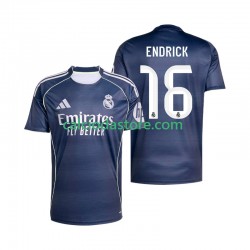 Maglia Real Madrid Endrick 16 Gara Away Uomo 2025-2026 MC