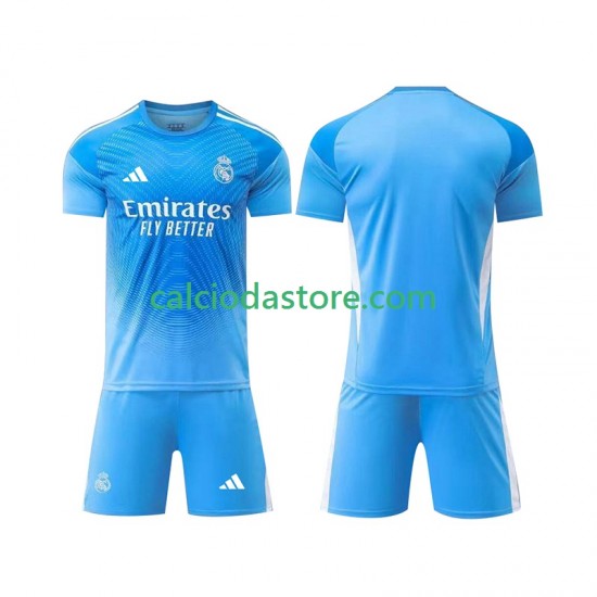 Maglia Portiere Real Madrid Gara Home Completo Bambino 2-13 Anni 2025-2026 MC Maglia Portiere Real Madrid Gara Home Completo Bambino 2-13 Anni 2025-2026 MC
