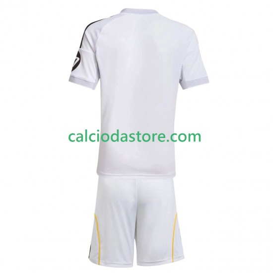 Maglia Real Madrid Gara Home Completo Bambino 2-13 Anni 2025-2026 MC