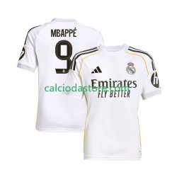 Maglia Real Madrid Mbappé Kylian 9 Gara Home Uomo 2025-2026 MC
