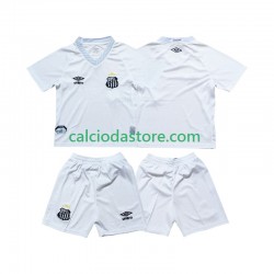 Maglia Santos FC Gara Home Completo Bambino 2-13 Anni 2025-2026 MC