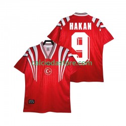 Maglia Turchia HAKAN 9 1996 Retro Gara Home Uomo MC