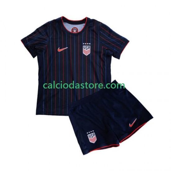 Maglia Stati Uniti Gara Away Completo Bambino 2-13 Anni 2025 MC Maglia Stati Uniti Gara Away Completo Bambino 2-13 Anni 2025 MC
