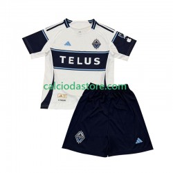 Maglia Vancouver Whitecaps Gara Away Completo Bambino 2-13 Anni 2025 MC