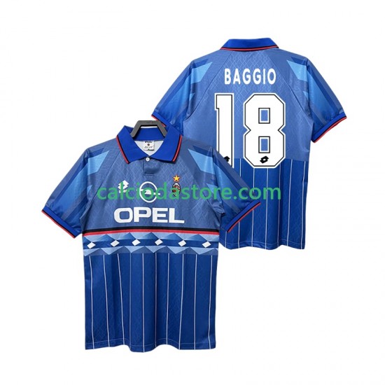 Maglia AC Milan BAGGIO 18 1995 1996 Retro Gara Away Uomo MC Maglia AC Milan BAGGIO 18 1995 1996 Retro Gara Away Uomo MC