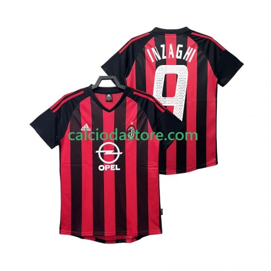 Maglia AC Milan INZAGHI 9 2003 Retro Gara Home Uomo 2002 MC Maglia AC Milan INZAGHI 9 2003 Retro Gara Home Uomo 2002 MC