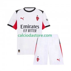 Maglia AC Milan Gara Away Completo Bambino 2-13 Anni 2025-2026 MC