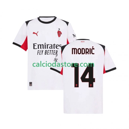 Maglia AC Milan Modrić Luka 14 Gara Away Uomo 2025-2026 MC Maglia AC Milan Modrić Luka 14 Gara Away Uomo 2025-2026 MC