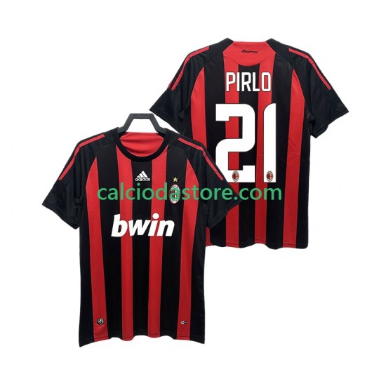 Maglia AC Milan RIRLO 21 2009 Retro Gara Home Uomo 2008 MC Maglia AC Milan RIRLO 21 2009 Retro Gara Home Uomo 2008 MC