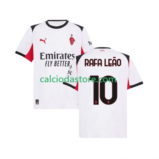 Maglia AC Milan Rafael Leao 10 Gara Away Uomo 2025-2026 MC