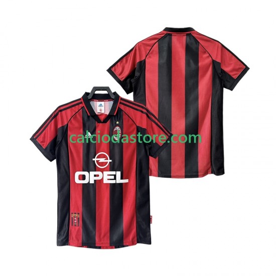 Maglia AC Milan Retro Gara Home Uomo 1998 1999 MC Maglia AC Milan Retro Gara Home Uomo 1998 1999 MC