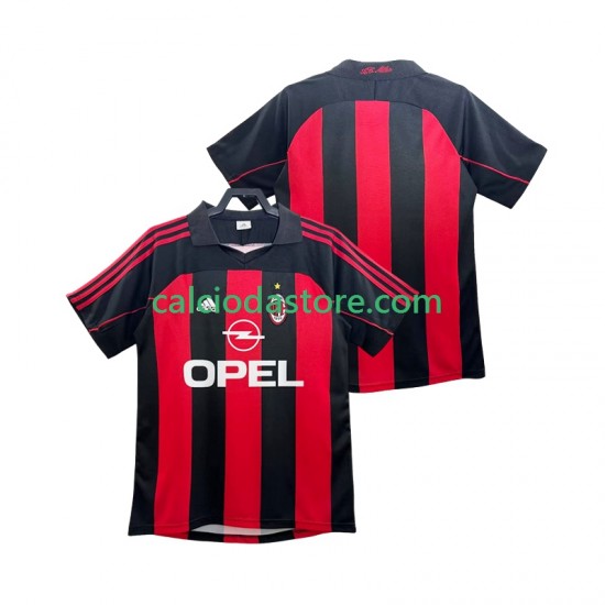Maglia AC Milan 2000 Retro Gara Home Uomo 2002 MC