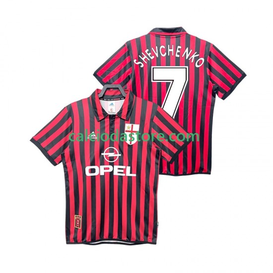 Maglia AC Milan SHEVCHENKO 7 2000 Retro Gara Home Uomo 1999 MC Maglia AC Milan SHEVCHENKO 7 2000 Retro Gara Home Uomo 1999 MC