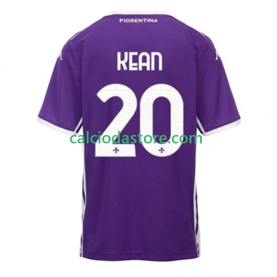 Maglia ACF Fiorentina Kean 20 Gara Home Uomo 2025-2026 MC Maglia ACF Fiorentina Kean 20 Gara Home Uomo 2025-2026 MC