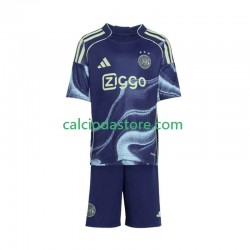 Maglia AFC Ajax Gara Away Completo Bambino 2-13 Anni 2025-2026 MC