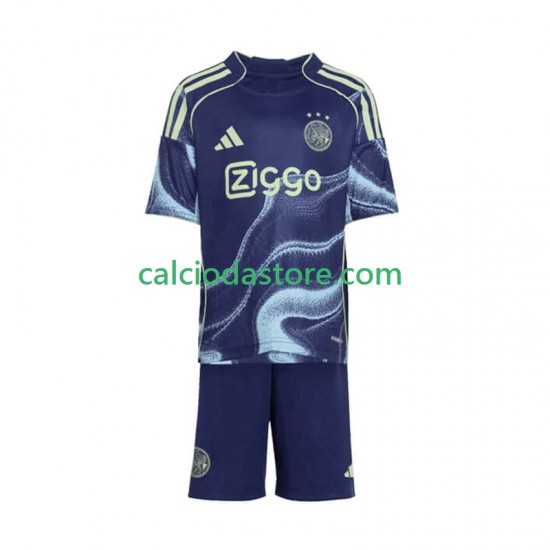 Maglia AFC Ajax Gara Away Completo Bambino 2-13 Anni 2025-2026 MC Maglia AFC Ajax Gara Away Completo Bambino 2-13 Anni 2025-2026 MC