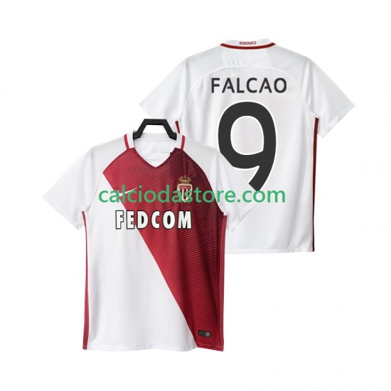 Maglia AS Monaco FALCAO 9 2016 2017 Gara Home Uomo MC