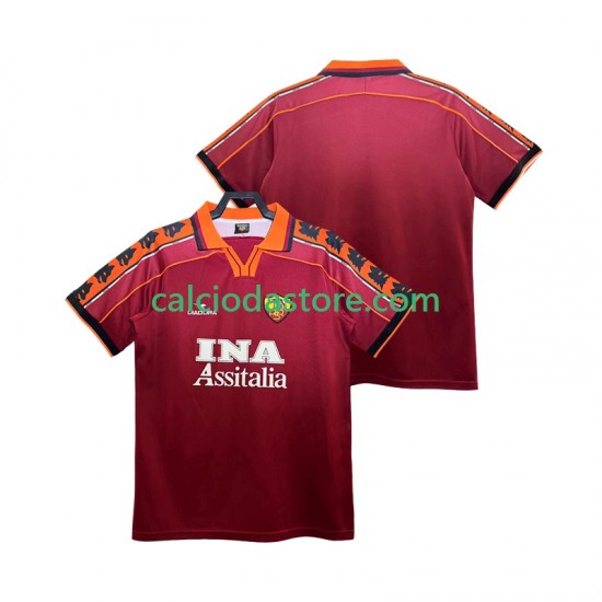 Maglia AS Roma Retro Gara Home Uomo 1998 1999 MC