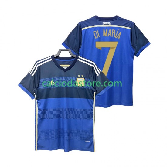 Maglia Argentina DI MARIA 7 2014 Retro Gara Away Uomo MC Maglia Argentina DI MARIA 7 2014 Retro Gara Away Uomo MC