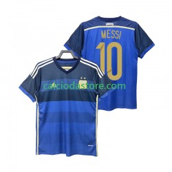 Maglia Argentina Lionel Messi 10 2014 Retro Gara Away Uomo MC