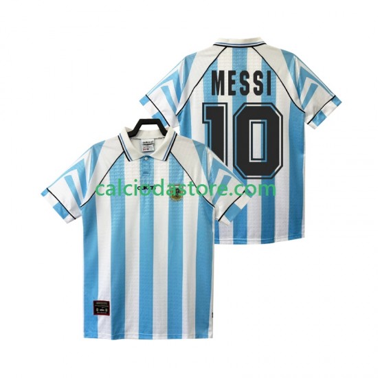 Maglia Argentina Lionel Messi 10 1996 1997 Retro Gara Home Uomo MC Maglia Argentina Lionel Messi 10 1996 1997 Retro Gara Home Uomo MC