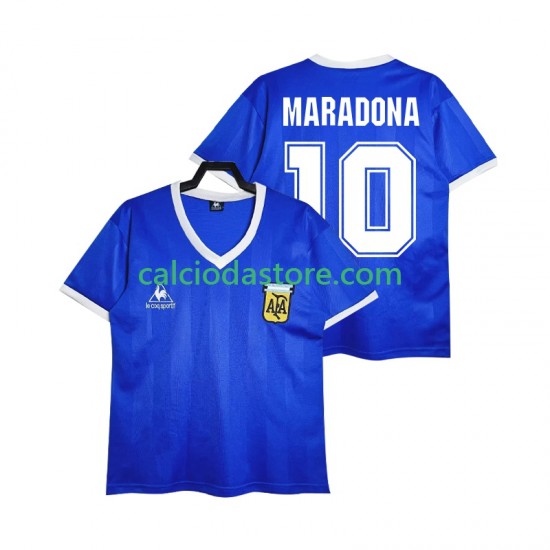 Maglia Argentina MARADONA 10 1986 Retro Gara Away Uomo MC Maglia Argentina MARADONA 10 1986 Retro Gara Away Uomo MC