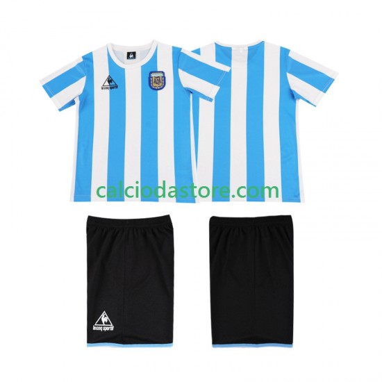 Maglia Argentina 1986 Retro Gara Home Completo Bambino 2-13 Anni MC Maglia Argentina 1986 Retro Gara Home Completo Bambino 2-13 Anni MC