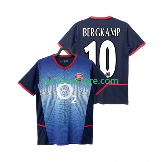 Maglia Arsenal BERGKAMP 10 Retro Gara Away Uomo 2004 2002 MC Maglia Arsenal BERGKAMP 10 Retro Gara Away Uomo 2004 2002 MC