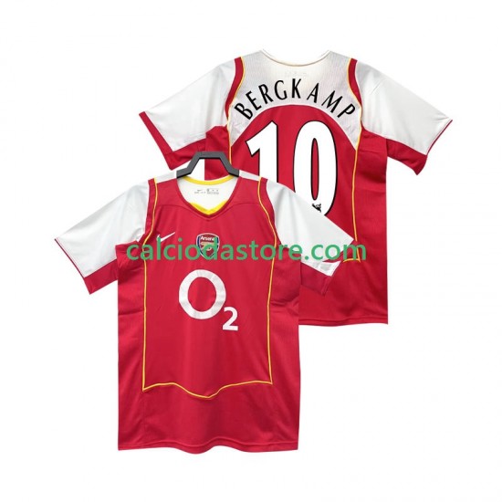Maglia Arsenal BERGKAMP 10 2005 Retro Gara Home Uomo 2004 MC