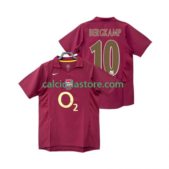 Maglia Arsenal BERGKAMP 10 2005 Retro Gara Home Uomo 2006 MC