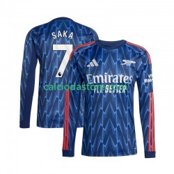 Maglia Arsenal Bukayo Saka 7 Gara Away Uomo 2025-2026 ML