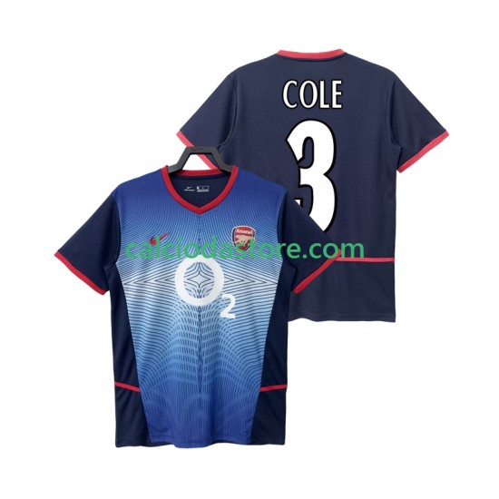Maglia Arsenal COLE 3 Retro Gara Away Uomo 2004 2002 MC Maglia Arsenal COLE 3 Retro Gara Away Uomo 2004 2002 MC