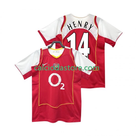 Maglia Arsenal Henry 14 2005 Retro Gara Home Uomo 2004 MC
