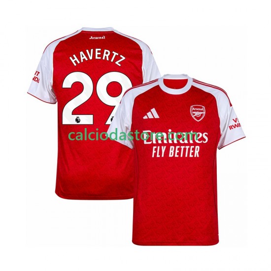 Maglia Arsenal Kai Havertz 29 Gara Home Uomo 2025-2026 MC