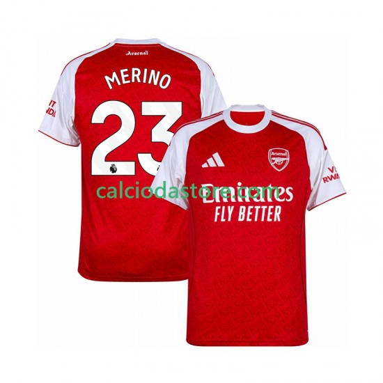 Maglia Arsenal Merino 23 Gara Home Uomo 2025-2026 MC Maglia Arsenal Merino 23 Gara Home Uomo 2025-2026 MC