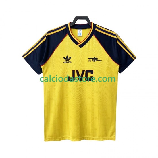 Maglia Arsenal 1988 1990 Retro Gara Away Uomo MC Maglia Arsenal 1988 1990 Retro Gara Away Uomo MC