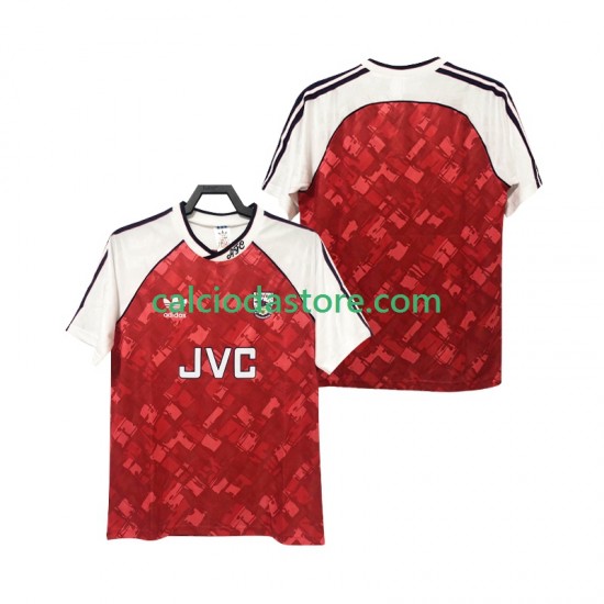 Maglia Arsenal 1990 1992 Retro Gara Home Uomo MC