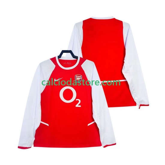 Maglia Arsenal 2003 Retro Gara Home Uomo 2002 ML Maglia Arsenal 2003 Retro Gara Home Uomo 2002 ML