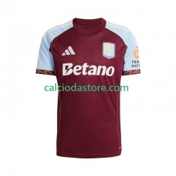 Maglia Aston Villa Gara Home Uomo 2025-2026 MC