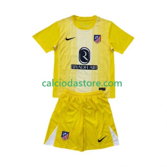 Maglia Portiere Atlético Madrid Gara Home Completo Bambino 2-13 Anni 2025-2026 MC Maglia Portiere Atlético Madrid Gara Home Completo Bambino 2-13 Anni 2025-2026 MC