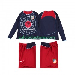 Maglia Atlético Madrid 2005 Retro Gara Away Completo Bambino 2-13 Anni 2004 ML