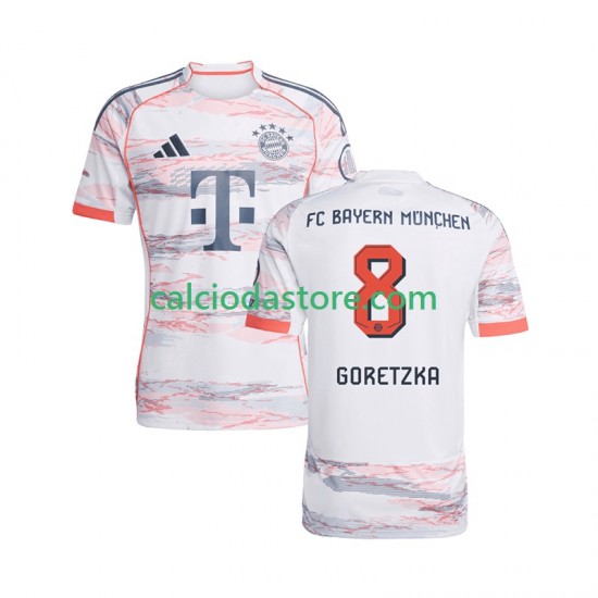 Maglia FC Bayern München Leon Goretzka 8 Gara Away Uomo 2025-2026 MC