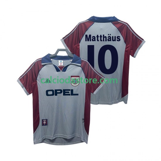 Maglia FC Bayern München Matthas 10 1997 Retro Gara Terza Uomo 1999 MC
