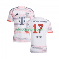 Maglia FC Bayern München Michael Olise 17 Gara Away Uomo 2025-2026 MC