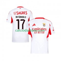 Maglia Benfica Kerem Akturkoglu 17 Gara Away Uomo 2025-2026 MC