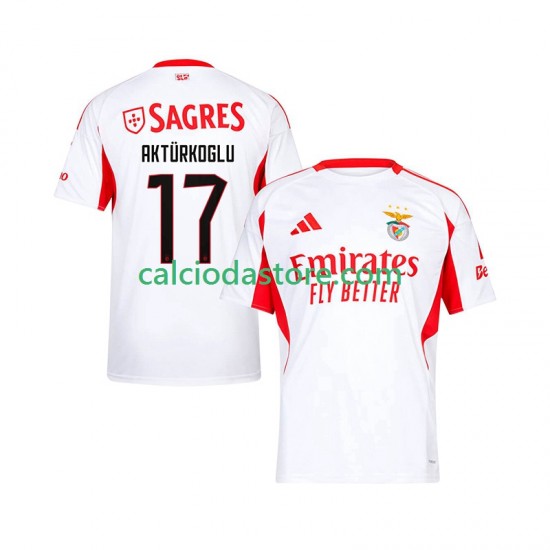 Maglia Benfica Kerem Akturkoglu 17 Gara Away Uomo 2025-2026 MC