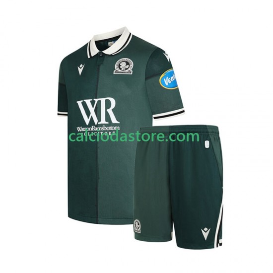 Maglia Blackburn Rovers Gara Terza Completo Bambino 2-13 Anni 2025-2026 MC Maglia Blackburn Rovers Gara Terza Completo Bambino 2-13 Anni 2025-2026 MC