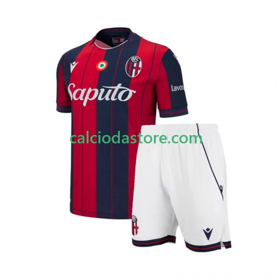 Maglia Bologna Gara Home Completo Bambino 2-13 Anni 2025-2026 MC Maglia Bologna Gara Home Completo Bambino 2-13 Anni 2025-2026 MC