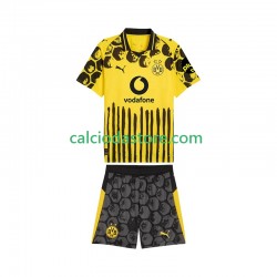 Maglia Borussia Dortmund FIFA CWC Gara Home Completo Bambino 2-13 Anni 2025 MC